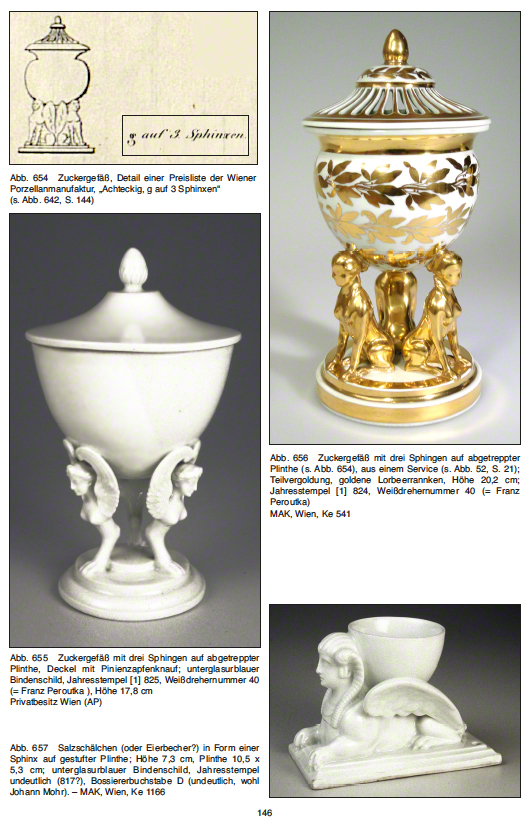 Wiener Porzellan Biedermeier Tafelservice