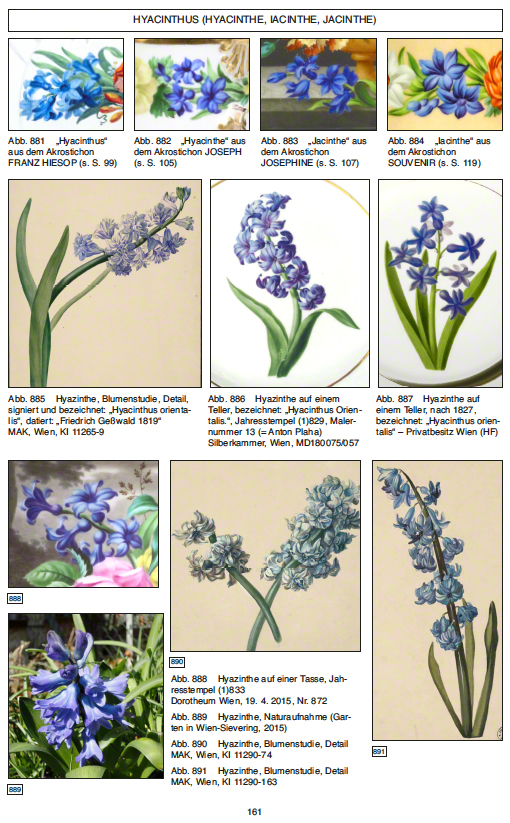 Porzellan Blütenrätsel Blumensprache