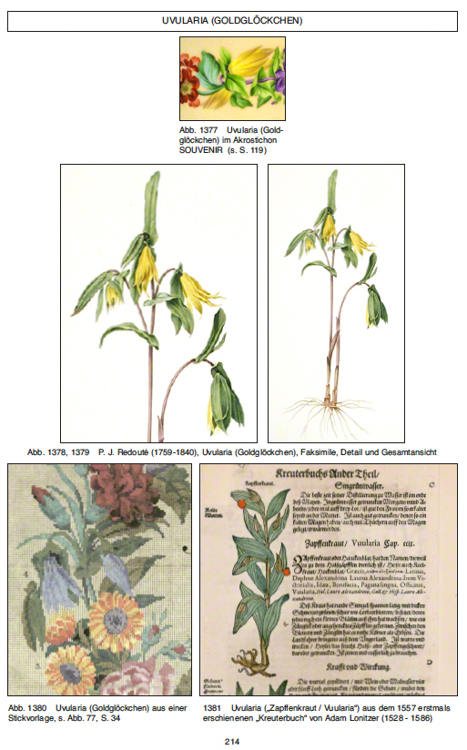 Porzellan Blütenrätsel Blumensprache