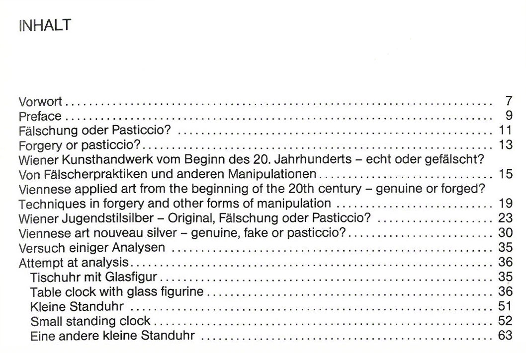 1980-Wiener Jugendstilsilber Fälschung