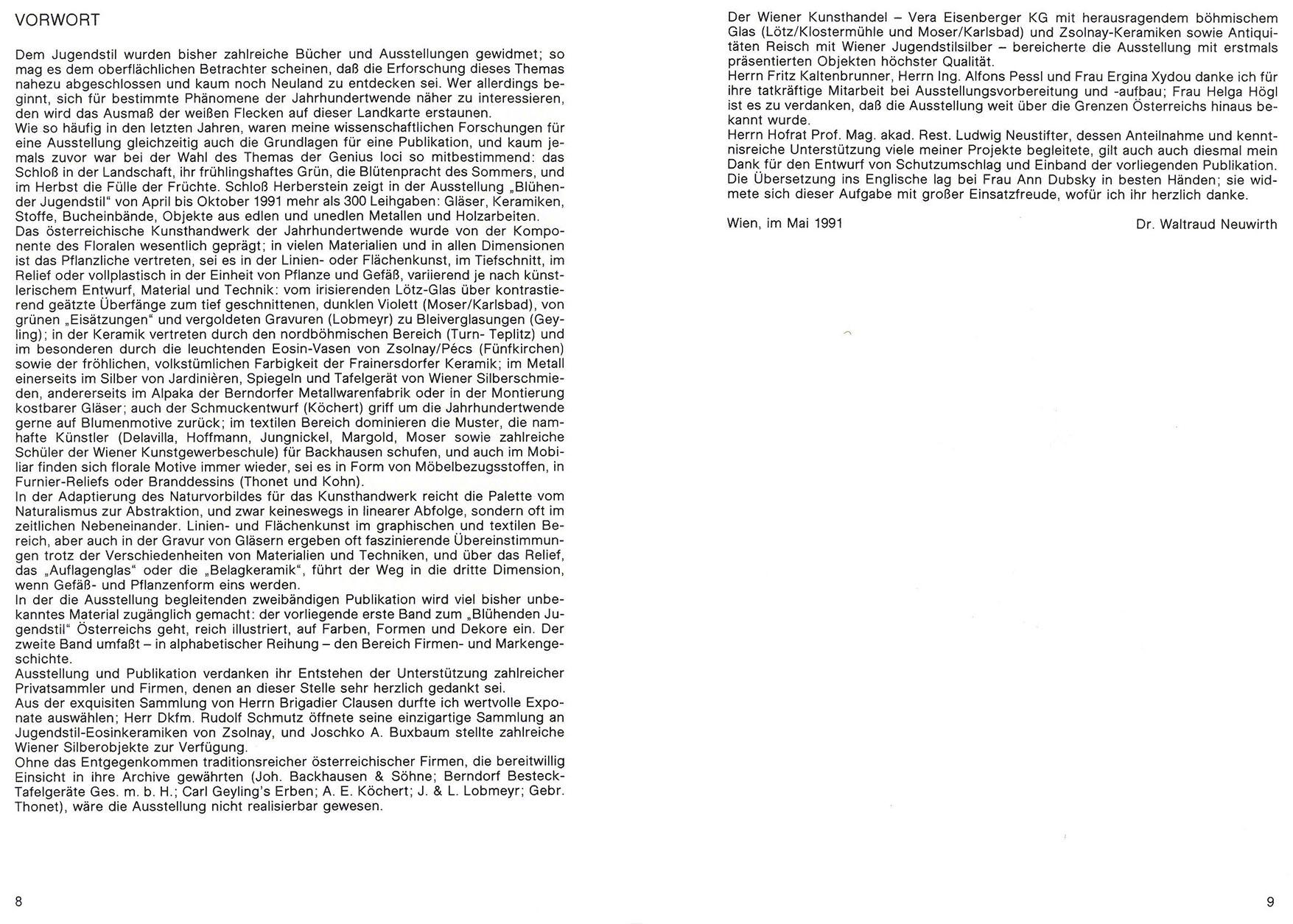 Blühender Jugendstil - Farben Formen Dekore