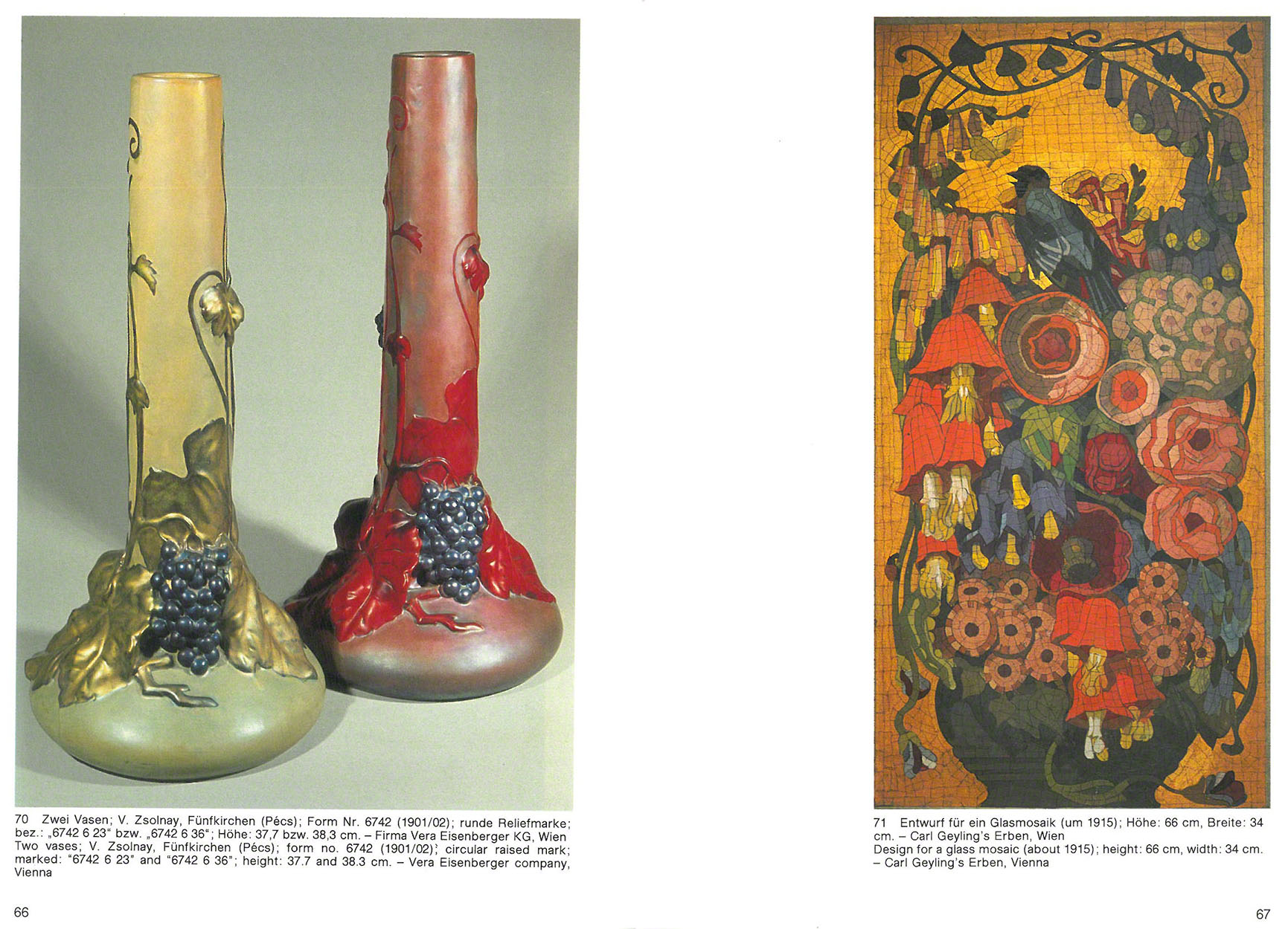 Blühender Jugendstil - Farben Formen Dekore