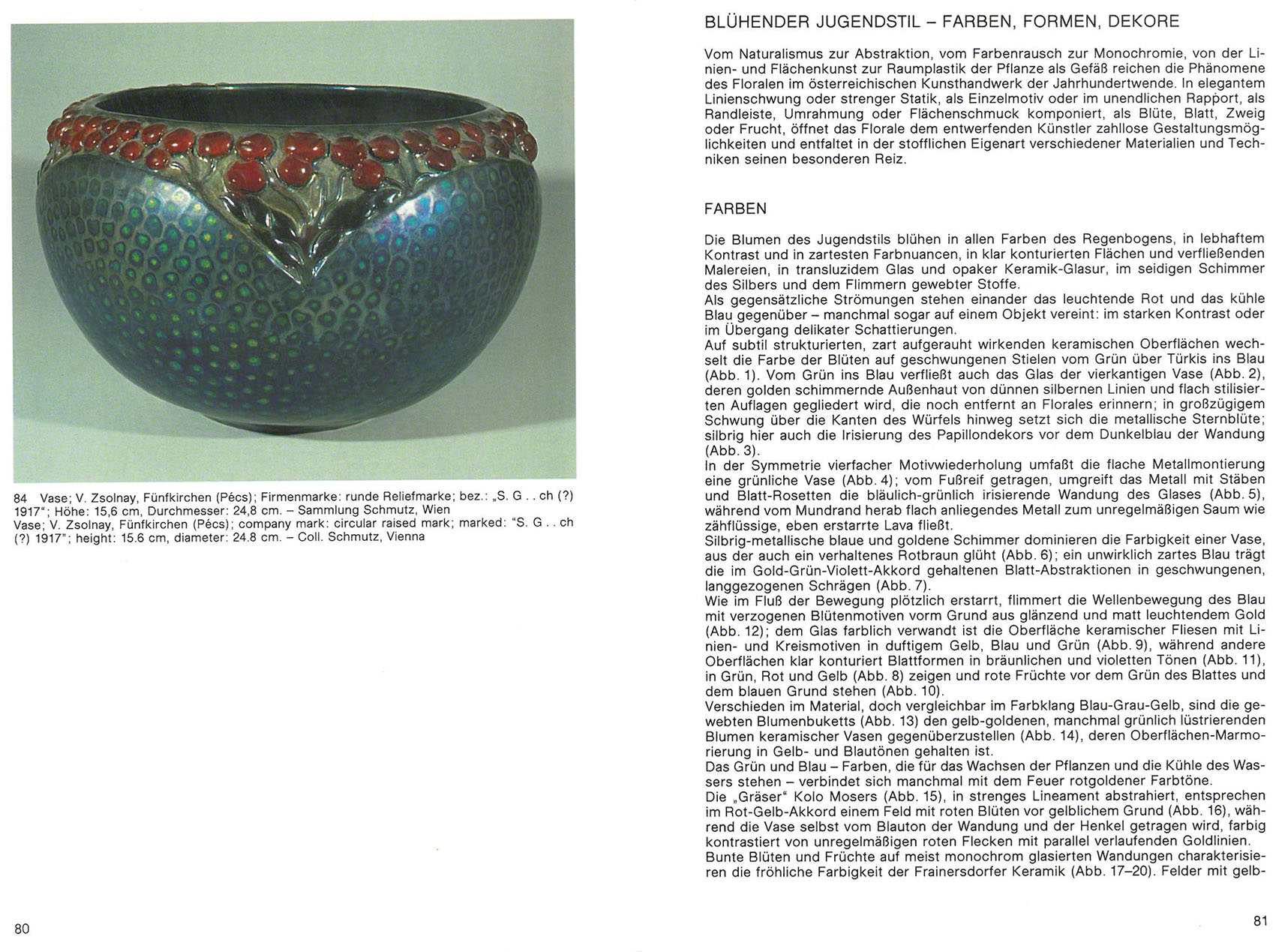 Blühender Jugendstil - Farben Formen Dekore