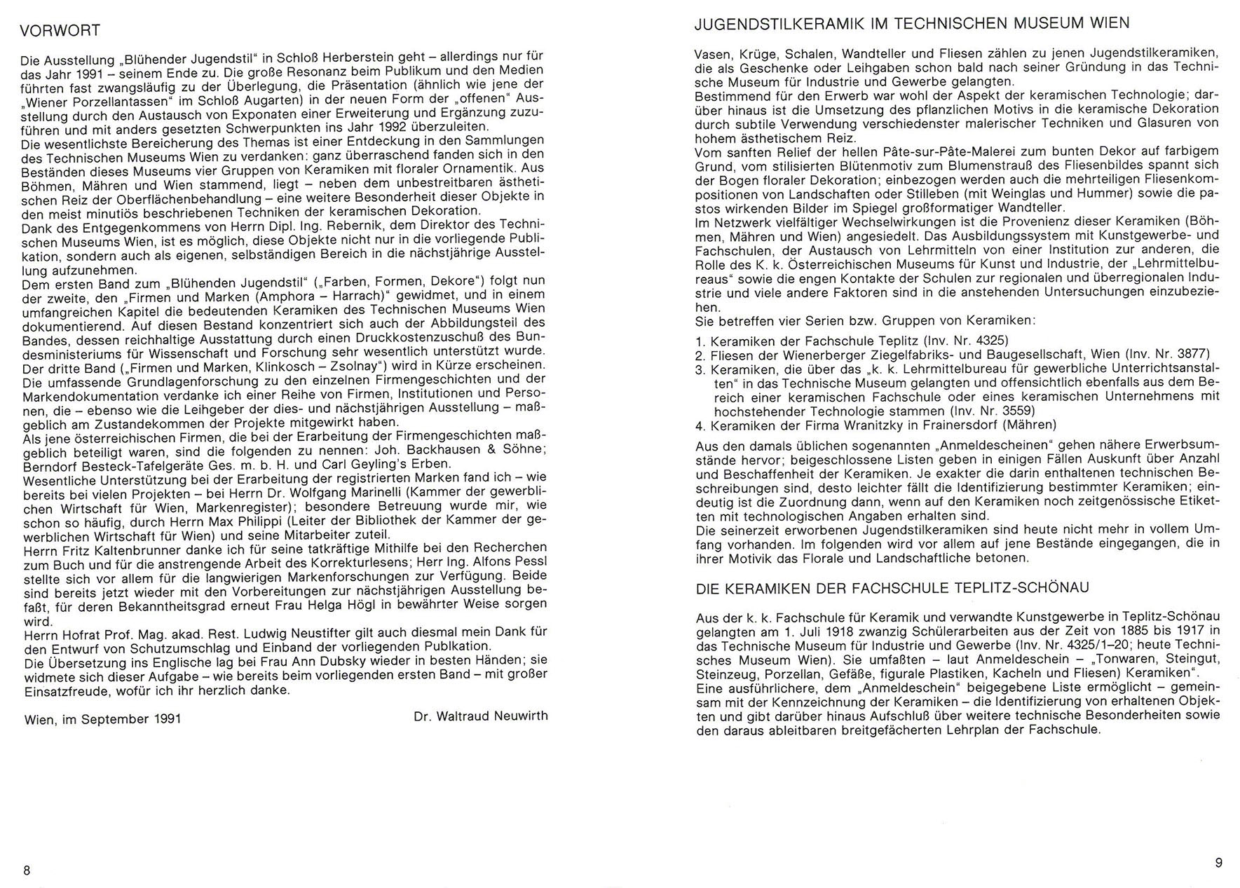 Blühender Jugendstil - Firmen und Marken