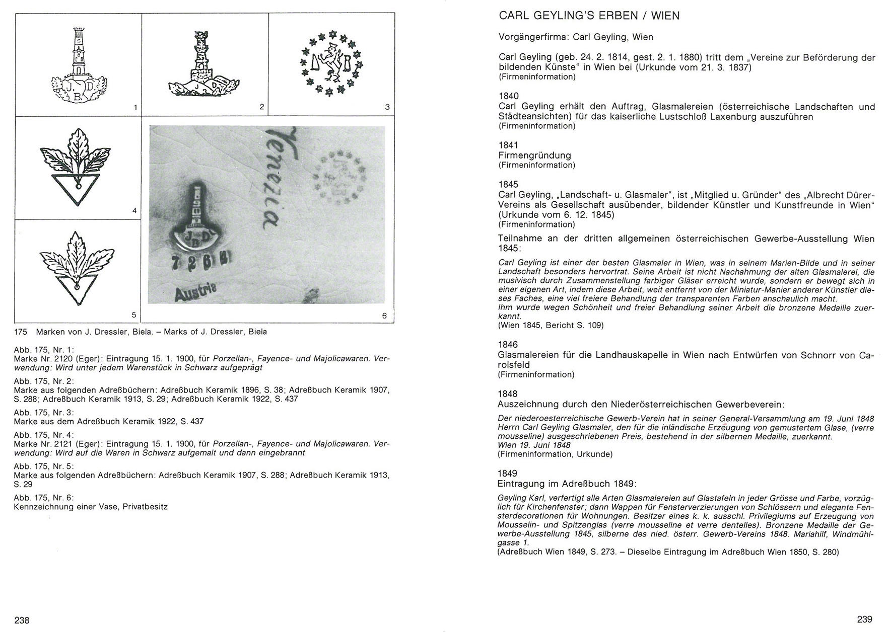Blühender Jugendstil - Firmen und Marken