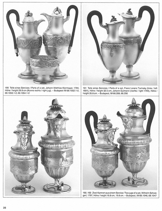 Wiener Silber Punzen 1781-1866