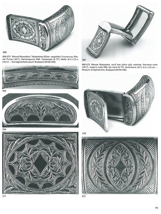 Wiener Silber Punzen 1781-1866