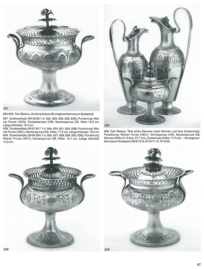 Wiener Silber Punzen 1781-1866