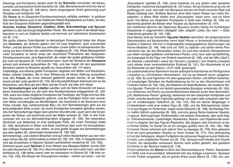 Glasperlen-Christbaumschmuck aus Böhmen