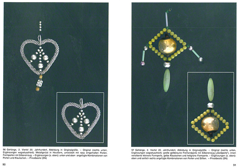 Glasperlen-Christbaumschmuck aus Böhmen