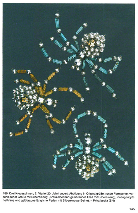 Glasperlen-Christbaumschmuck aus Böhmen